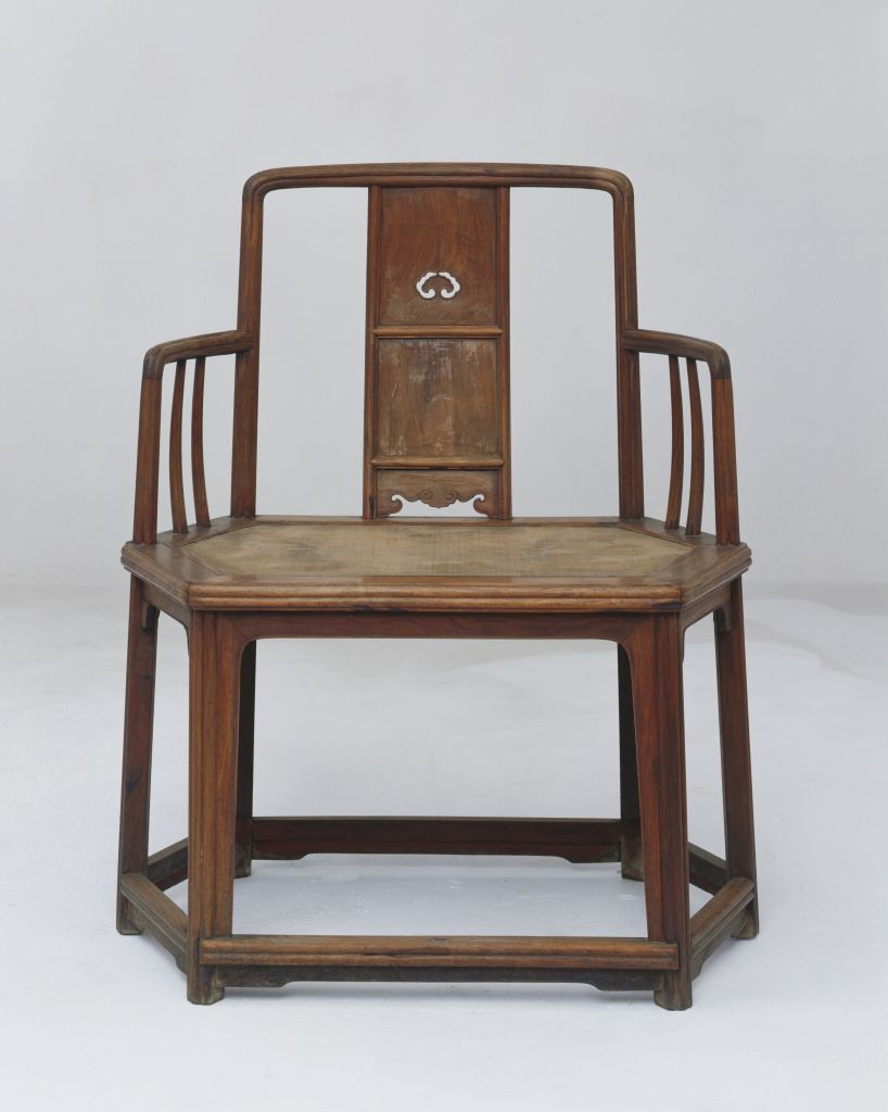 图片[1]-Huanghuali hexagonal armchair-China Archive